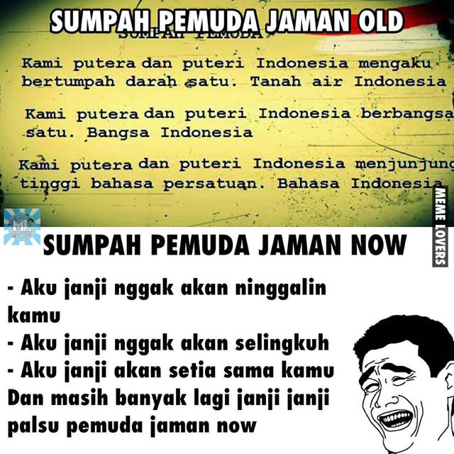 Detail Meme Sumpah Pemuda Nomer 9