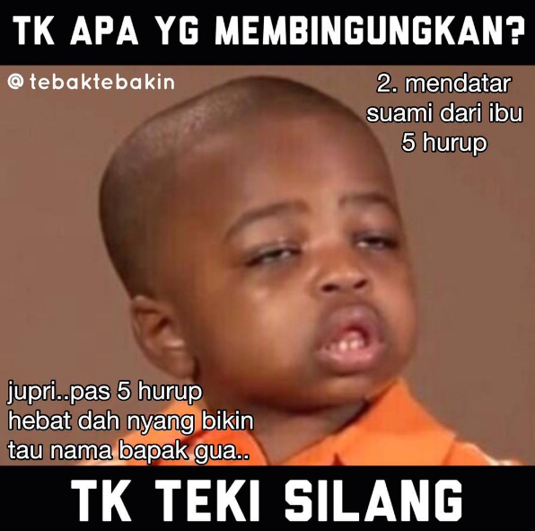 Detail Meme Tebak Tebakan Nomer 3