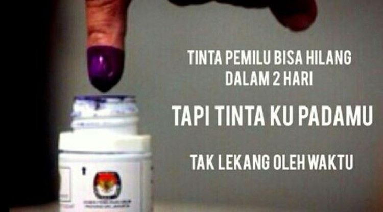 Detail Meme Tinta Pemilu Nomer 21