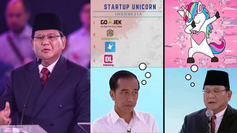 Detail Meme Unicorn Debat Presiden Nomer 18