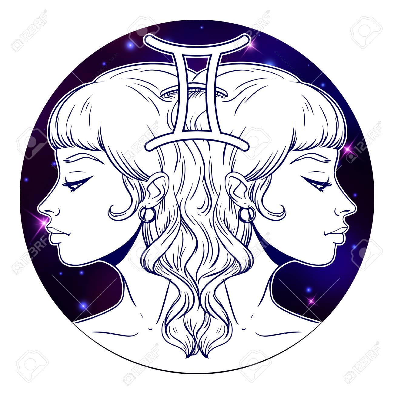 Detail Picture Of Gemini Zodiac Sign Nomer 15