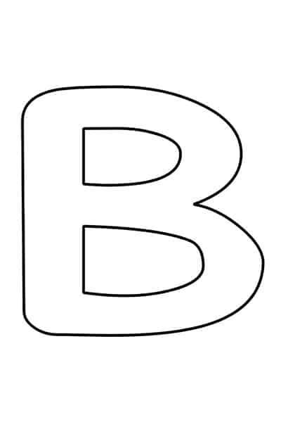 Detail Picture Of Letter B Nomer 20