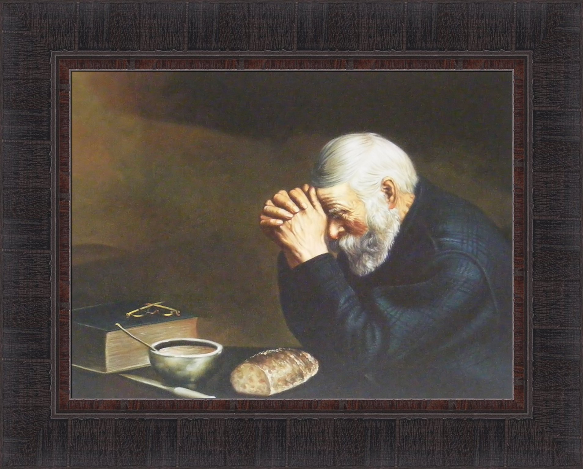 Detail Picture Of Man Praying Over Bread Nomer 34