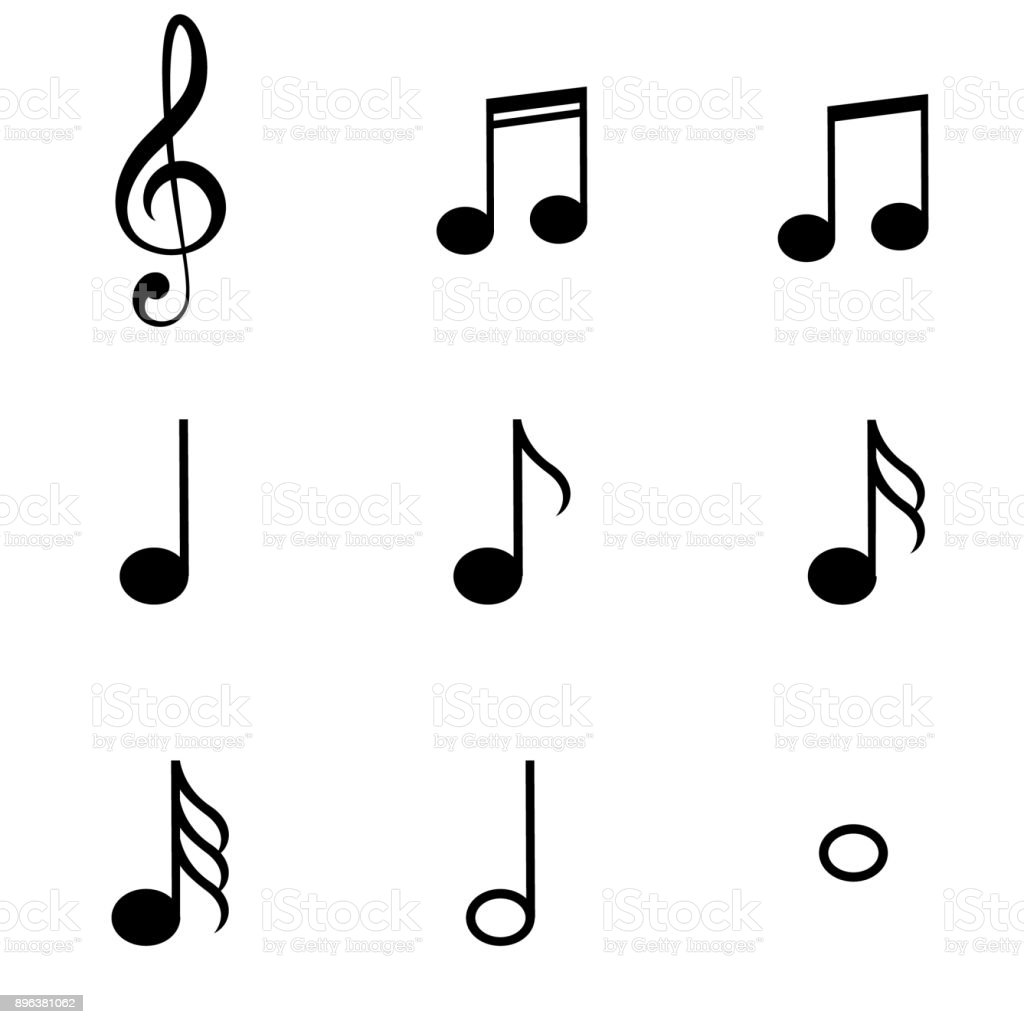 Picture Of Music Notes And Symbols - KibrisPDR