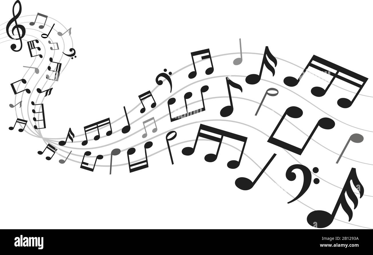 Detail Picture Of Music Notes And Symbols Nomer 41
