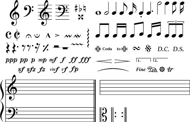 Detail Picture Of Music Notes And Symbols Nomer 53