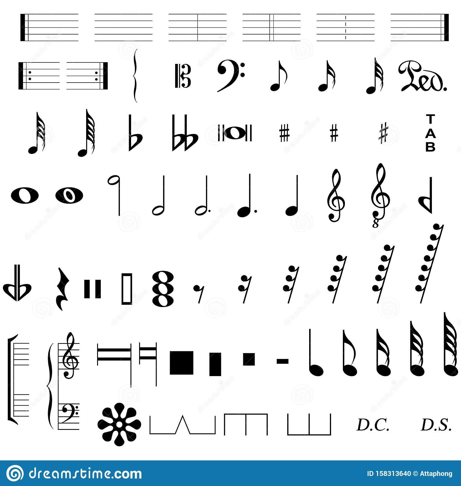 Detail Picture Of Music Symbols Nomer 49