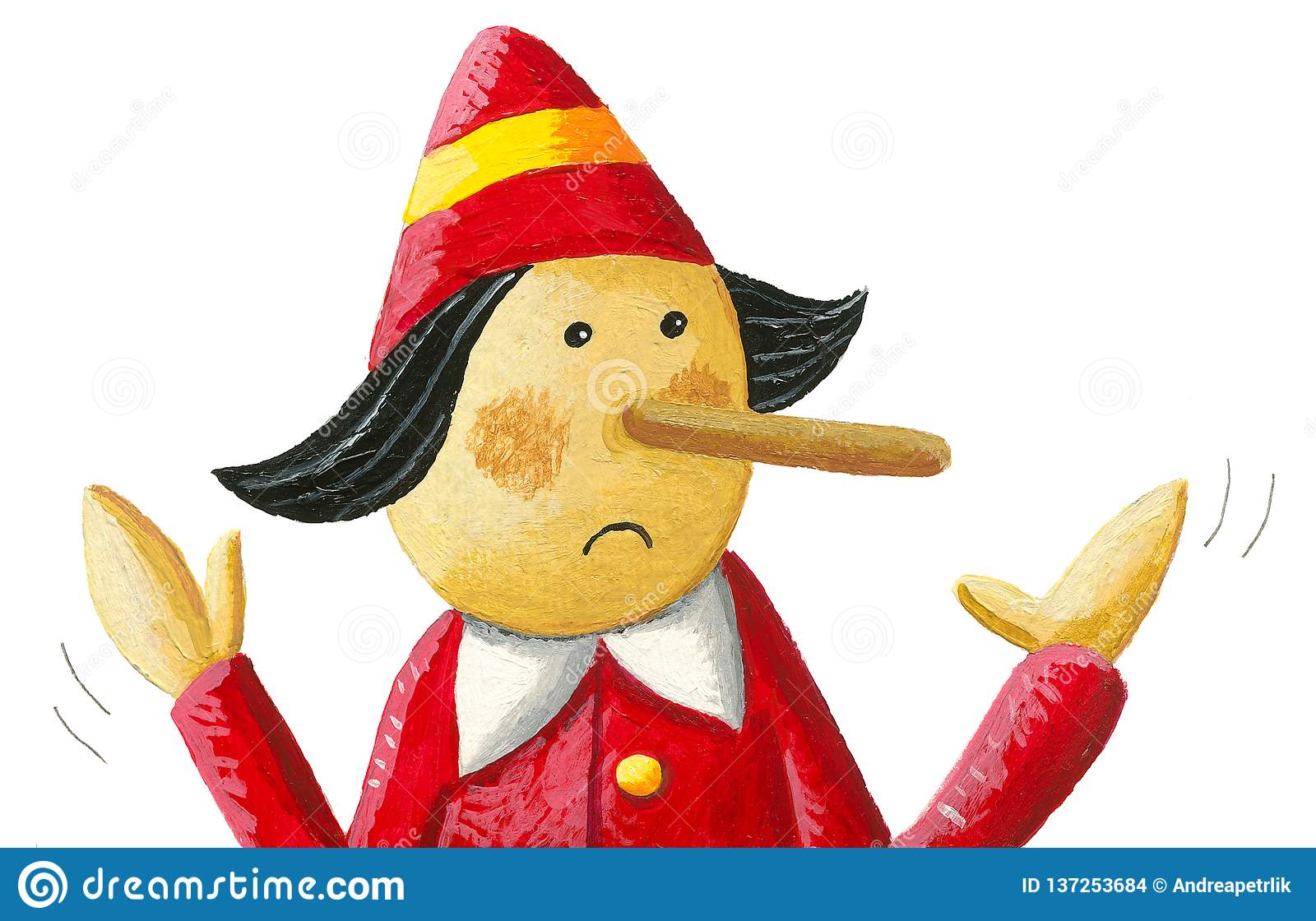 Detail Picture Of Pinocchio Lying Nomer 30