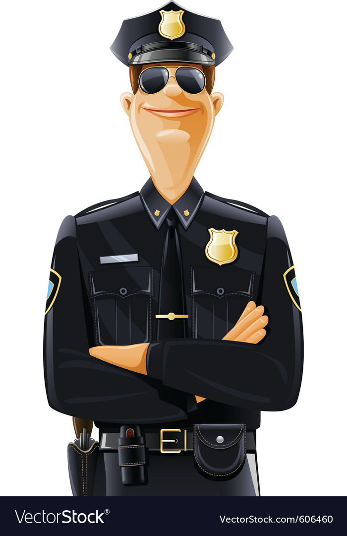Detail Picture Of Policeman In Uniform Nomer 2