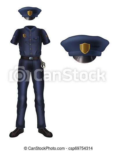 Detail Picture Of Policeman In Uniform Nomer 23