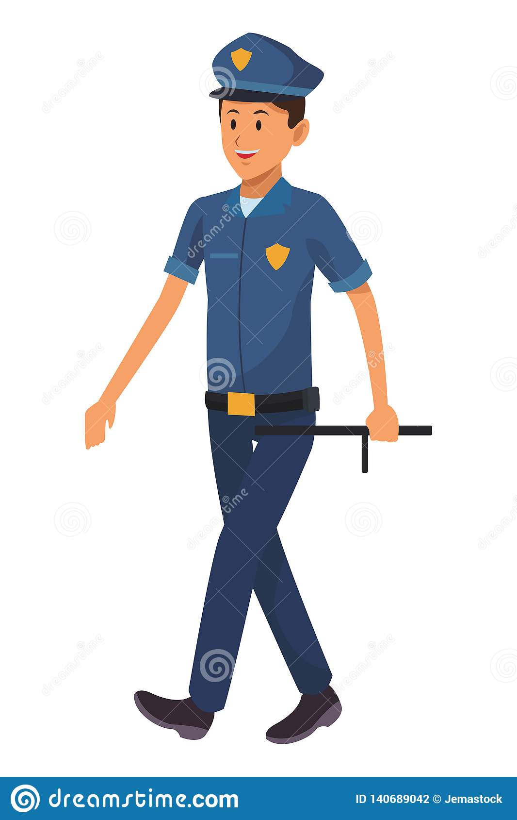 Detail Picture Of Policeman In Uniform Nomer 10