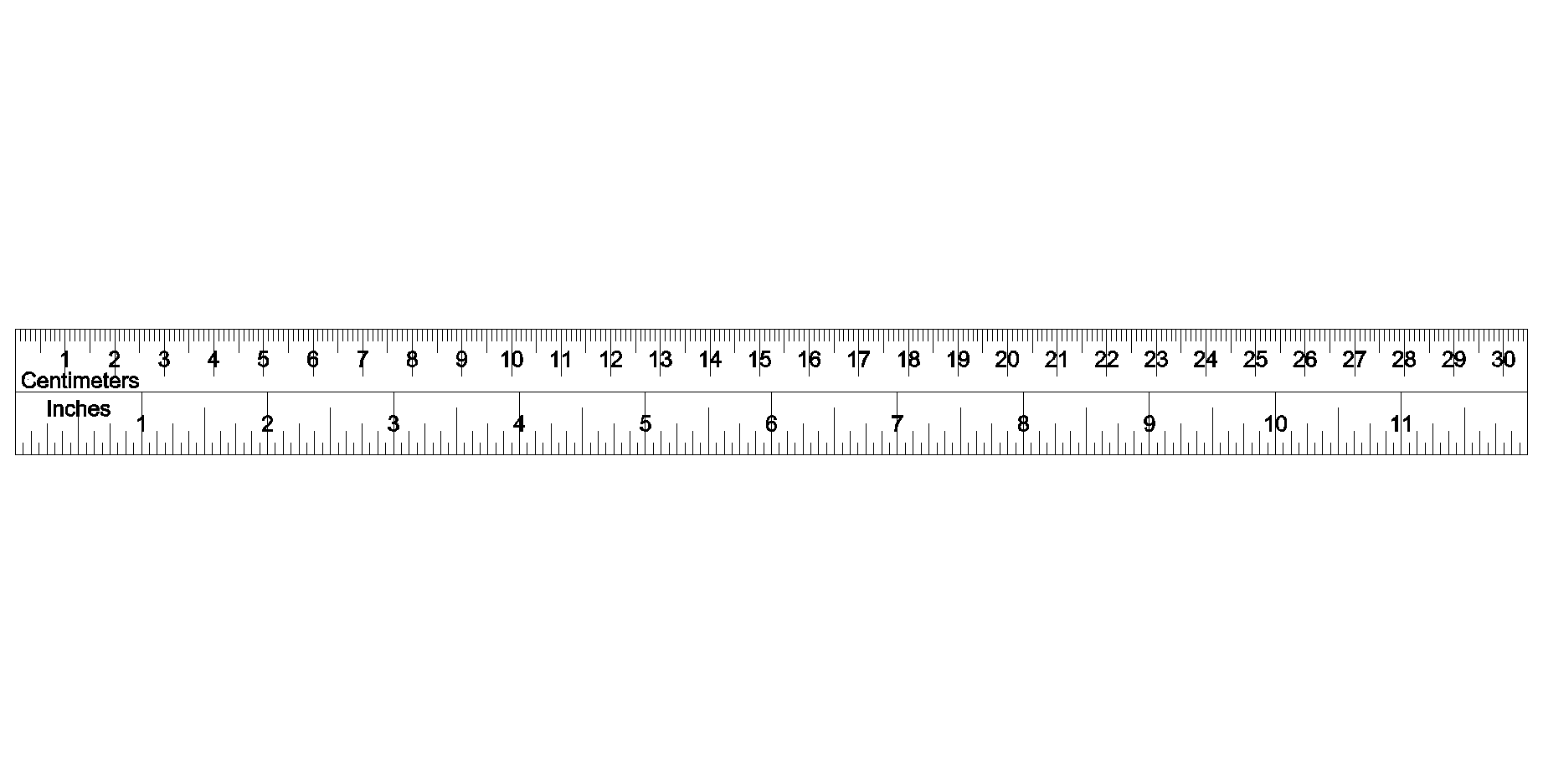 Detail Picture Of Ruler With Inches Nomer 21