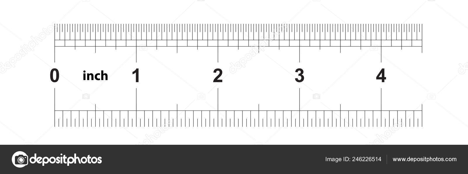 Detail Picture Of Ruler With Inches Nomer 45