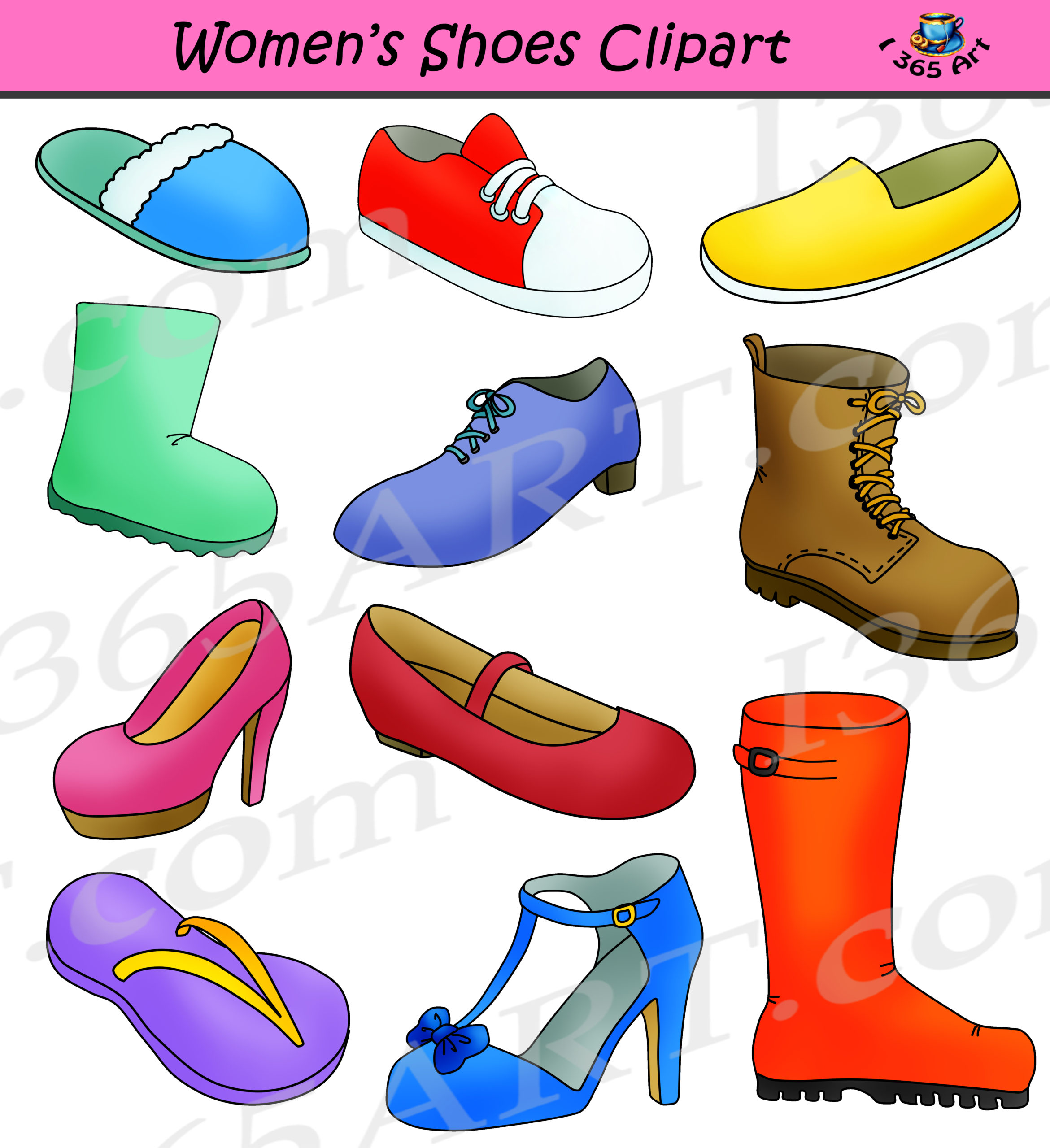 Detail Picture Of Shoes Clipart Nomer 45