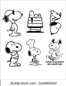 Detail Picture Of Snoopy Nomer 14