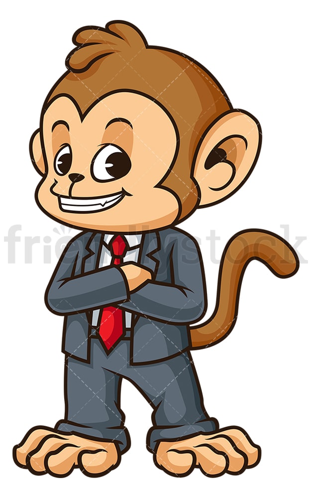 Affe Karikatur - KibrisPDR