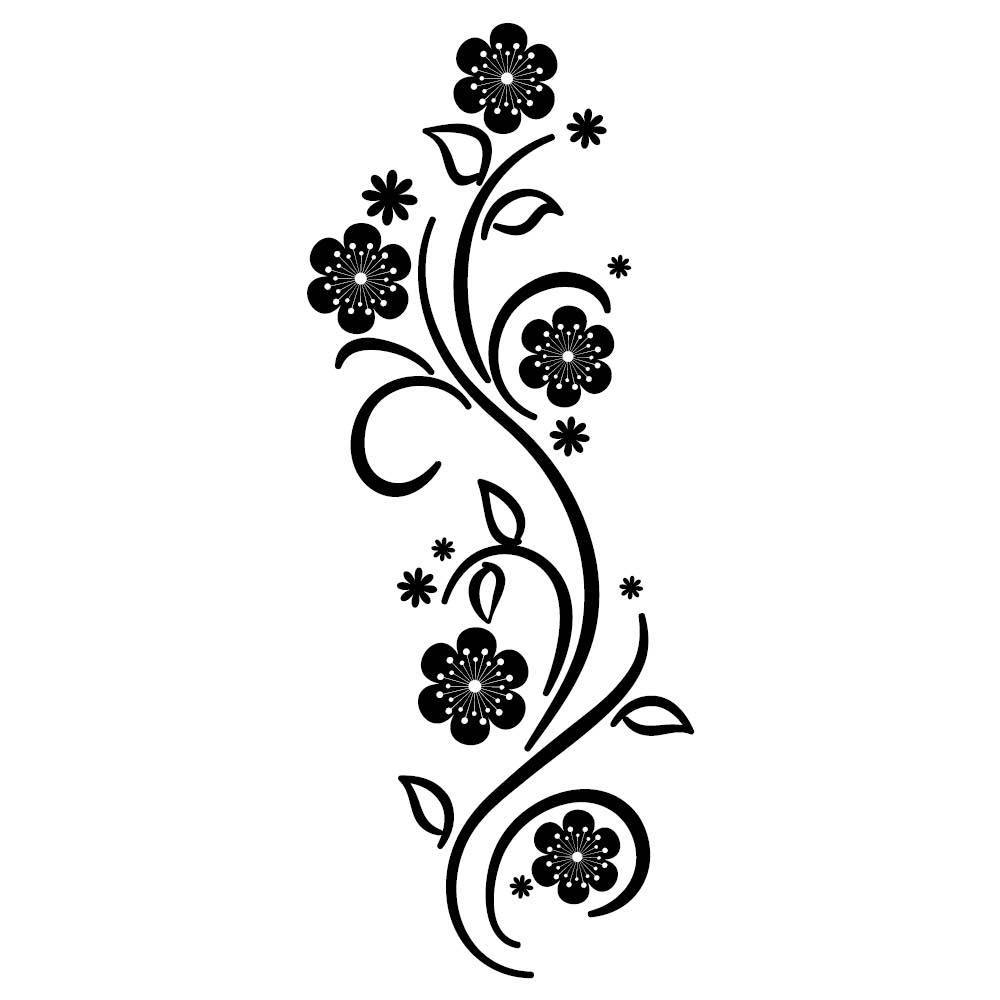 Detail Blumenmuster Einfach Nomer 10