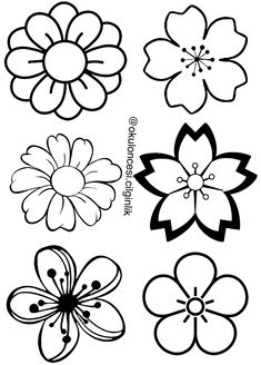 Detail Blumenmuster Einfach Nomer 3