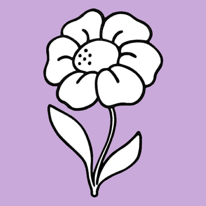 Detail Blumenmuster Einfach Nomer 4