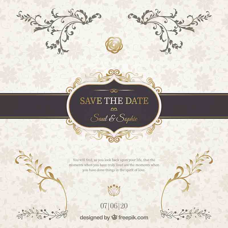 Detail Design Undangan Vector Nomer 16
