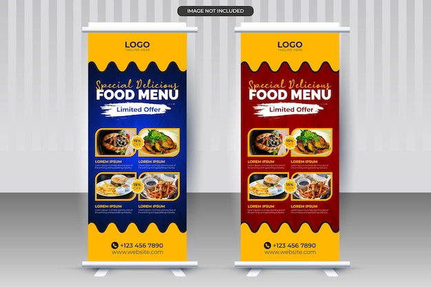 Detail Design X Banner Makanan Nomer 20