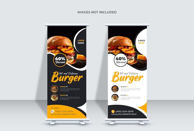 Detail Design X Banner Makanan Nomer 23