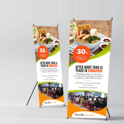 Detail Design X Banner Makanan Nomer 24