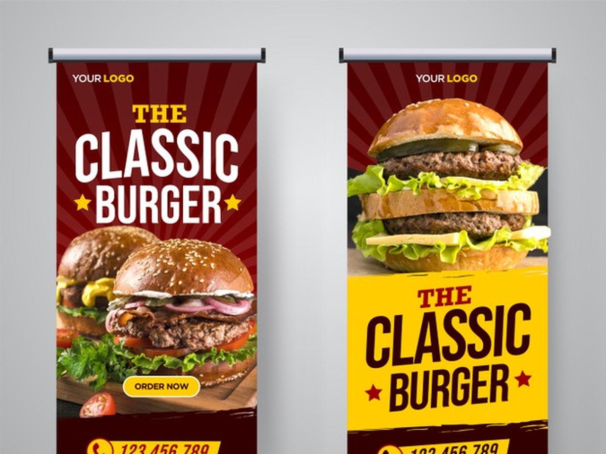 Detail Design X Banner Makanan Nomer 31
