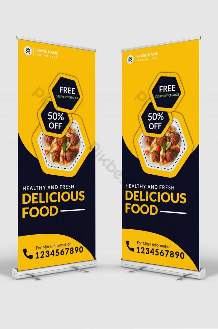 Detail Design X Banner Makanan Nomer 35