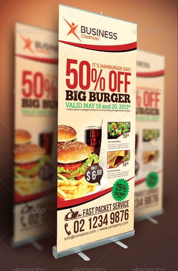 Detail Design X Banner Makanan Nomer 37