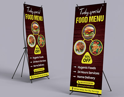 Detail Design X Banner Makanan Nomer 43