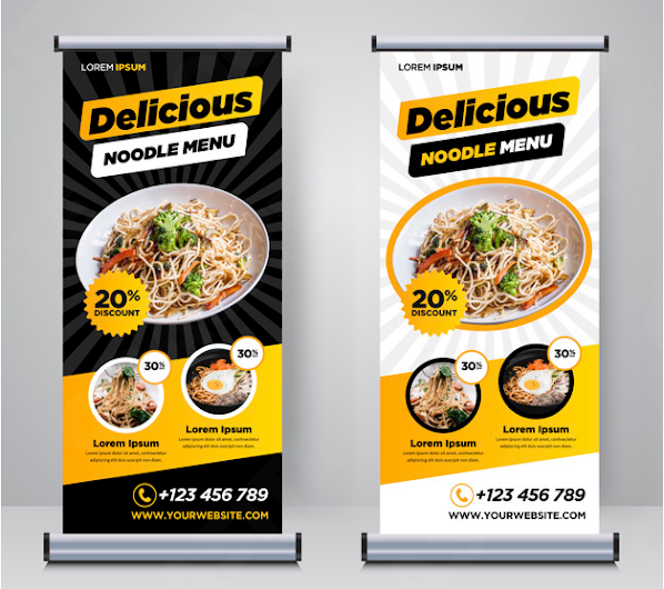 Detail Design X Banner Makanan Nomer 44