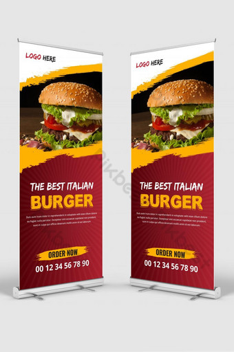 Detail Design X Banner Makanan Nomer 6