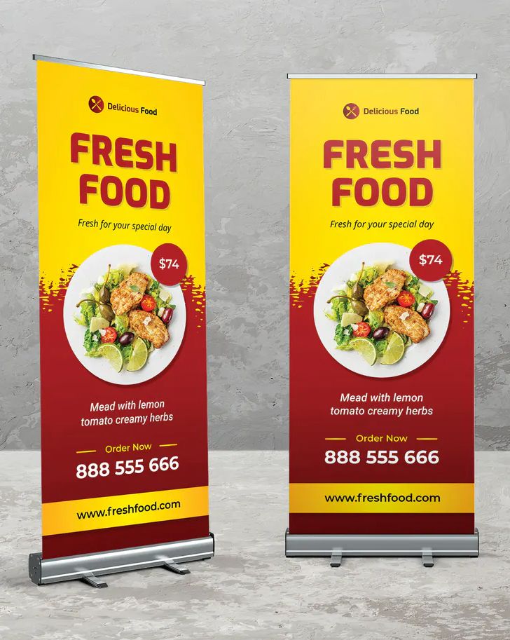 Detail Design X Banner Makanan Nomer 55