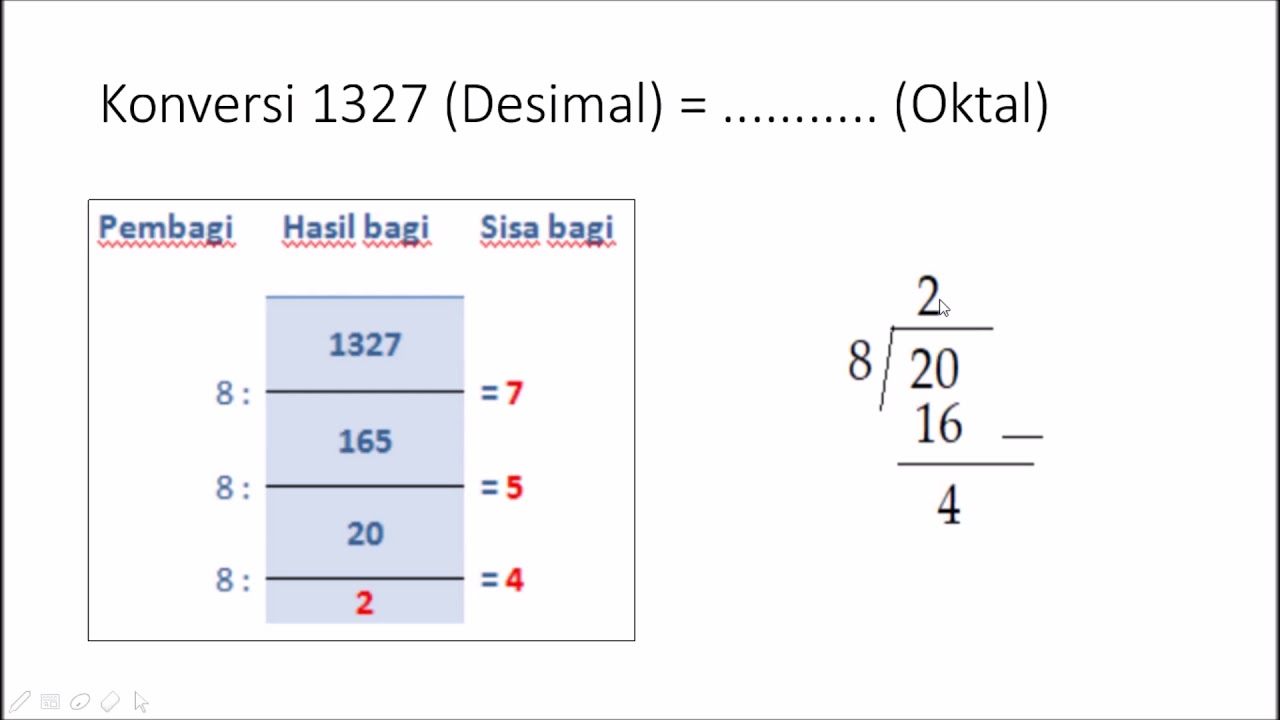 Detail Desimal Ke Oktal Kalkulator Nomer 5