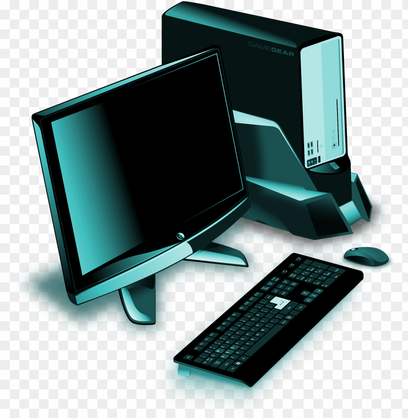 Detail Desktop Computer Transparent Background Nomer 29