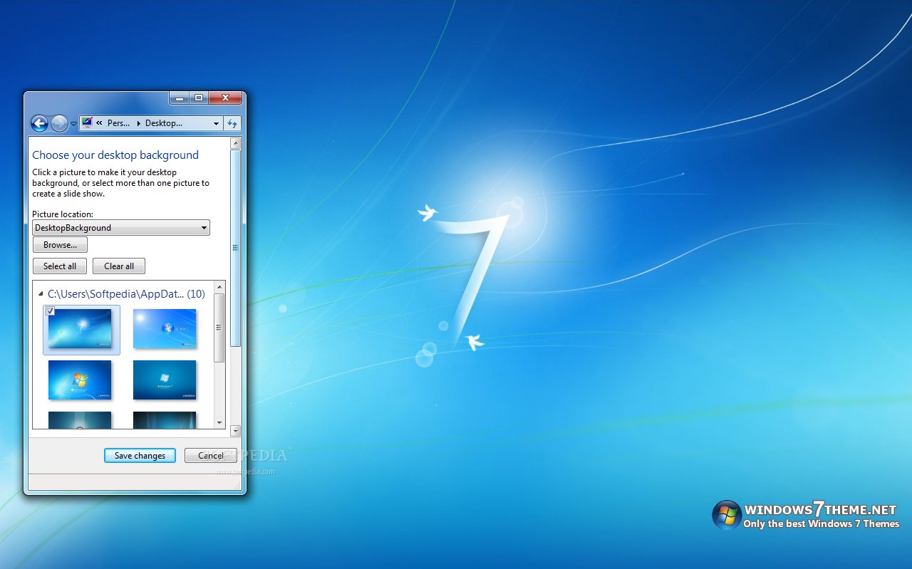 Detail Desktop Theme Windows 7 Nomer 16