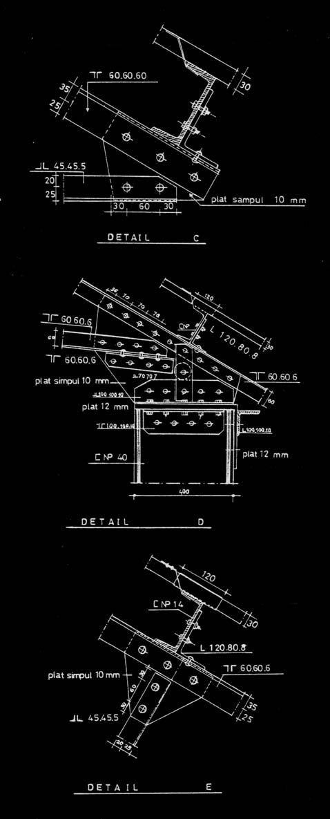 Detail Detail Complet Konstruksi Atap Joglo Dari Baja Berat Gambar Autocat Nomer 13