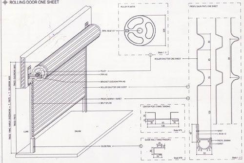 Detail Detail Layout Gambar Pintu Garasi Nomer 26