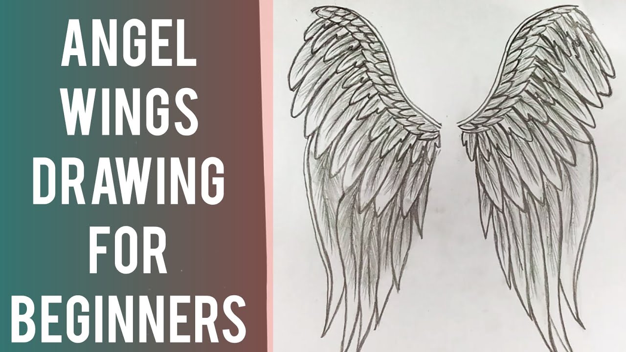 Detail Detailed Angel Wings Drawing Nomer 12