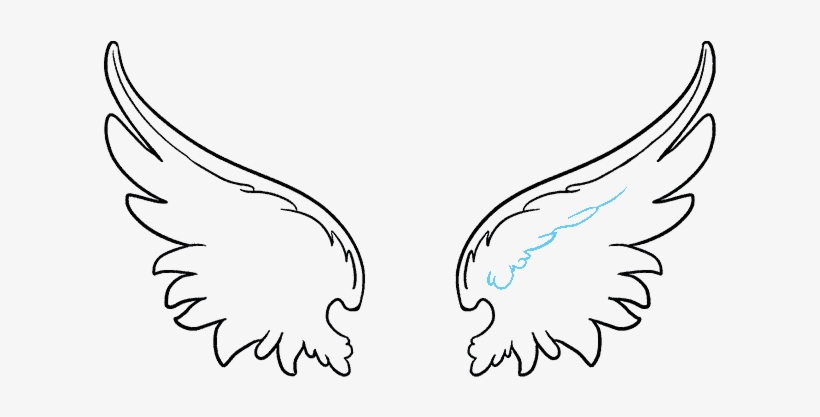 Detail Detailed Angel Wings Drawing Nomer 17