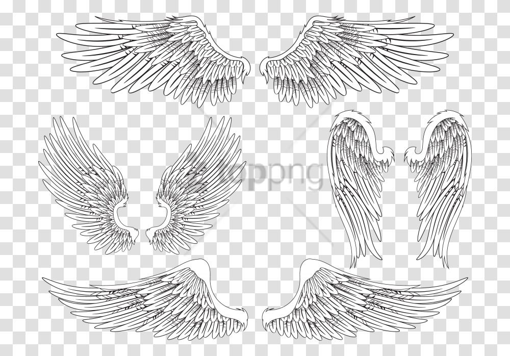 Detail Detailed Angel Wings Drawing Nomer 26