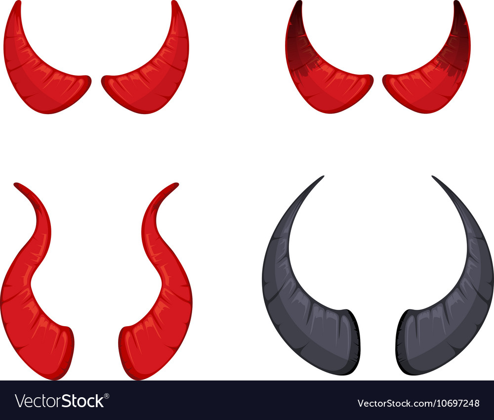 Detail Devil Horn Vector Nomer 10