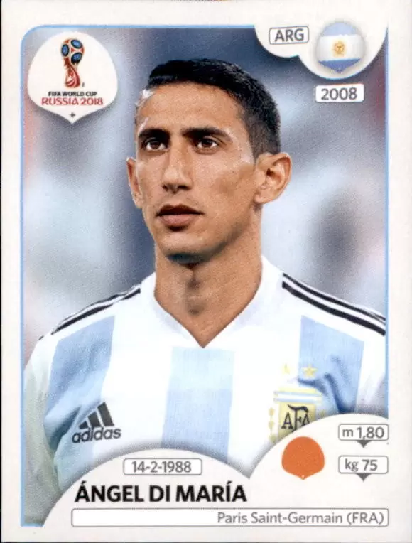 Detail Di Maria Argentina 2018 Nomer 48