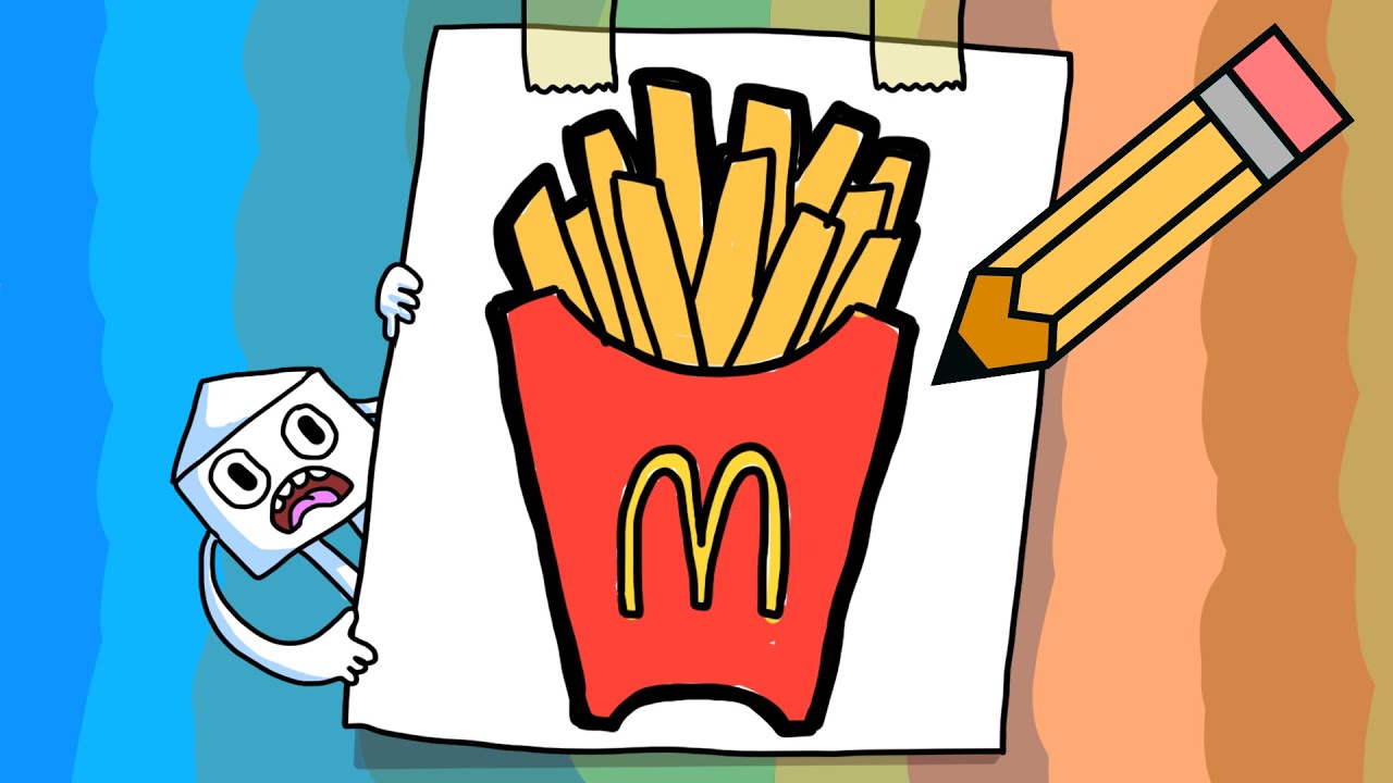 Detail Drawing Mcdonalds Fries Nomer 4