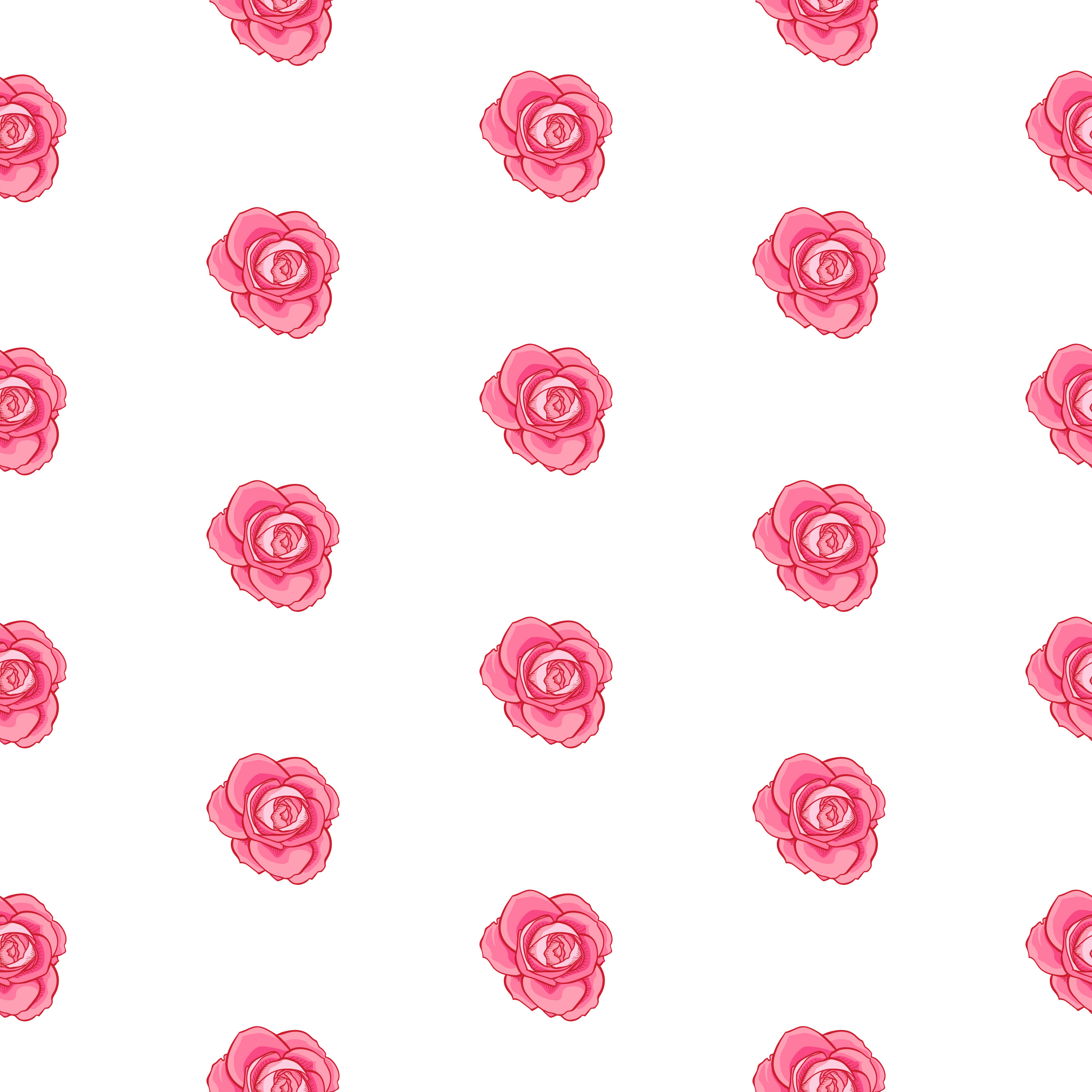 Rose Seamless Pattern - KibrisPDR
