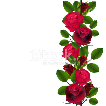 Detail Rose Seamless Pattern Nomer 15