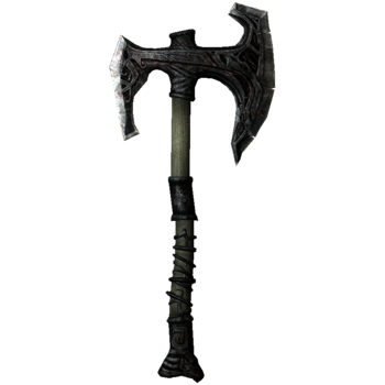 Detail Skyrim Ceremonial Axe Nomer 2