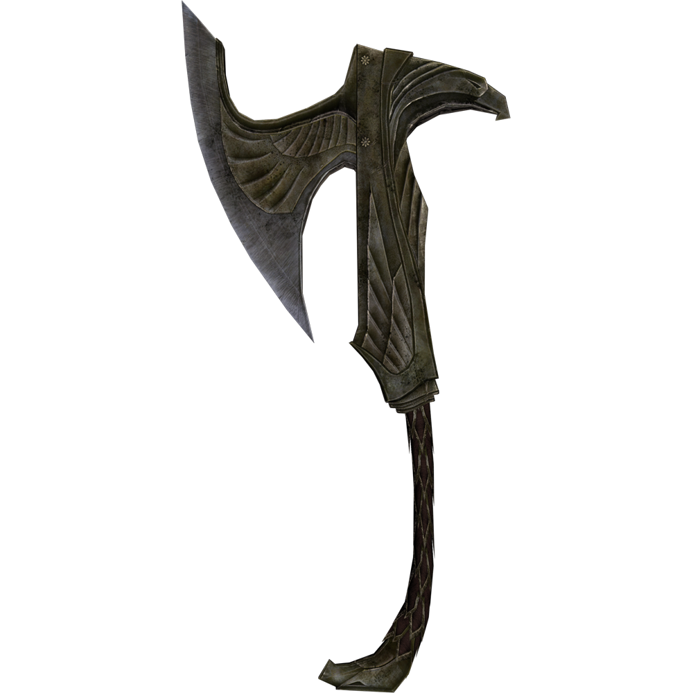 Detail Skyrim Ceremonial Axe Nomer 3