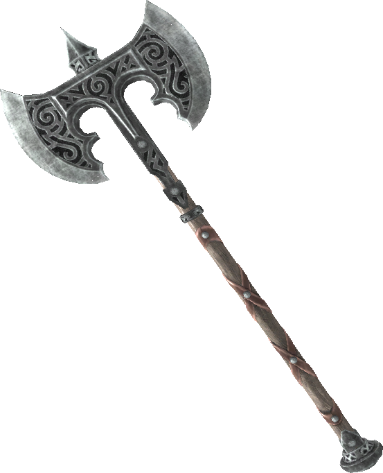 Detail Skyrim Ceremonial Axe Nomer 4